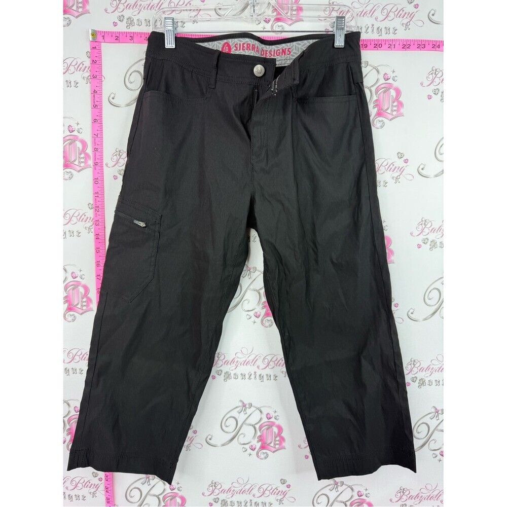 Sierra Designs capri pants cargo Women's Black Capri Cargo Pants